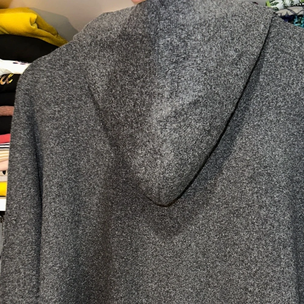Nordstrom Halogen Charcoal Gray Full-Zip Knit lightweight Jacket - Picture 8 of 15